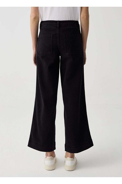 Ovs Wide-Leg Cropped Culotte Jeans