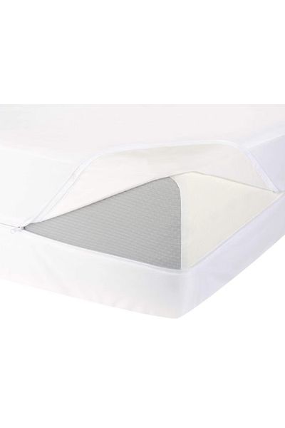 oem home Waterproof mattress cover with zipper, size 180×200 cm, white