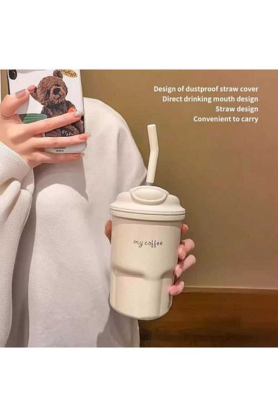 ماركة غير محددة 15 oz. 450 ml. Premium Stainless Steel Mug