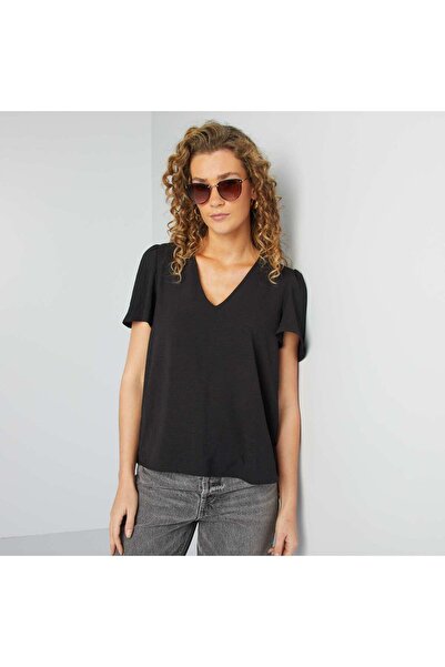 KIABI Light and floaty blouse BLACK