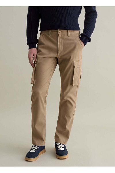 Ovs Cargo Trousers In Piquet