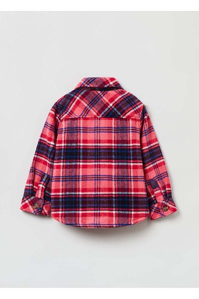 Ovs Girls Checked Overshirt Shacket