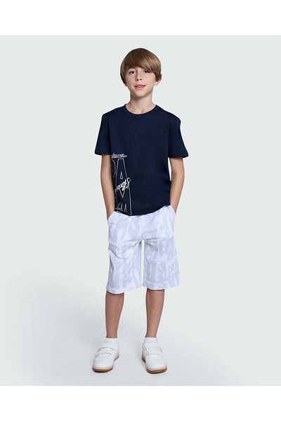 Ovs Brilliant White Boys’ Shorts – Modern Fit
