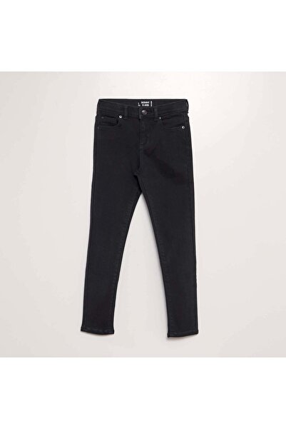 KIABI بنطال جينز ضيق بخمسة جيوب باللون الرمادي