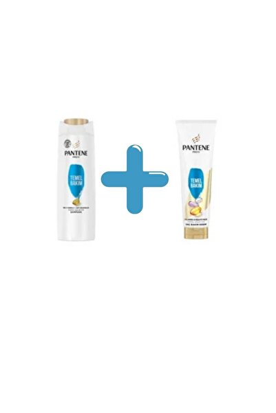 Pantene Temel Bakım Şampuanı 1/1 350 Ml + Temel Bakım Saç Kremi 275 Ml