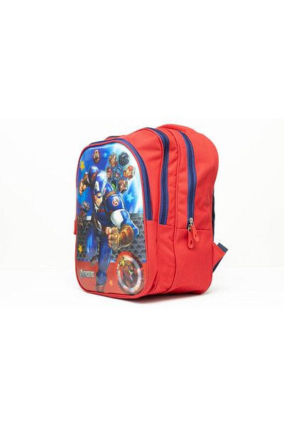 Smart Gate SG-9193 School Carrying Avengers Backpack Kids Bundle Red