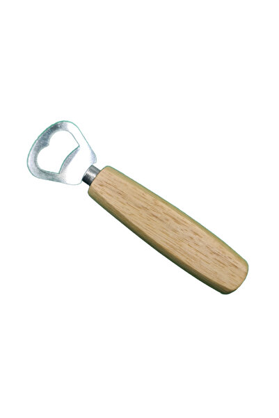 dalimag Bottle Opener Made of Metal and Wood, 15 cm, Cream,