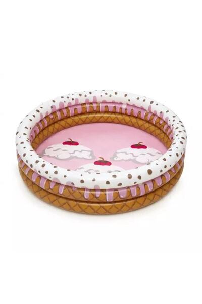 BESTWAY Piscină gonflabilă Bestway, Sundae Funday pentru copii, 1,60 m x 38 cm înălțime
