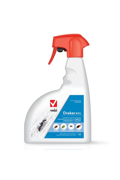 Vebi Spray insecticid Draker RTU 1 L anti insecte, gandaci, furnici, tantari, muste
