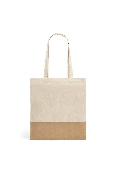 dalimag Cotton Bag with Jute-Style Handles, 375 x 415 mm,