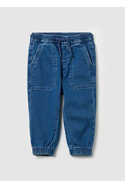 Ovs بنطال جينز رياضي برباط