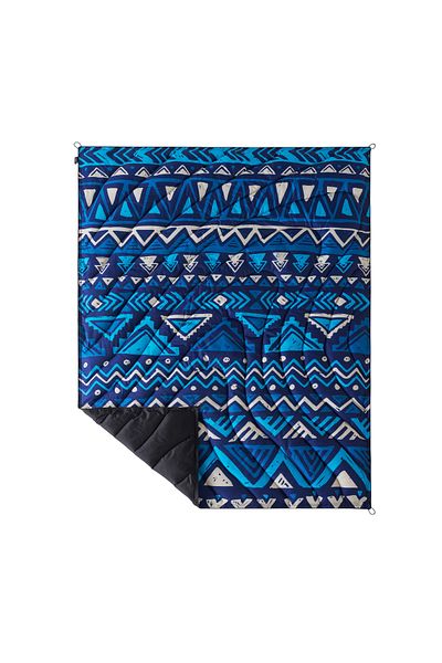 Trek Vibes Patura de camping & poncho Trek Vibes Tribal Quest, 132 x 190 cm, Ripstop, design multicolor