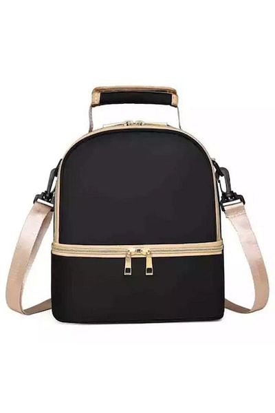 OEM Rucsac cu mare capacitate de conservare a temperaturii, compact, negru, 26x24 cm