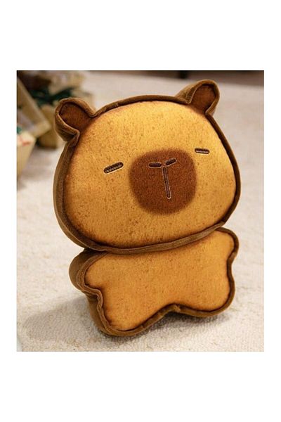 victiny Capybara Bread Slice Plush Toy ® Brown 25/30 cm