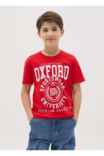 Ovs T-Shirt In Cotton With ''Sportswear University� Print