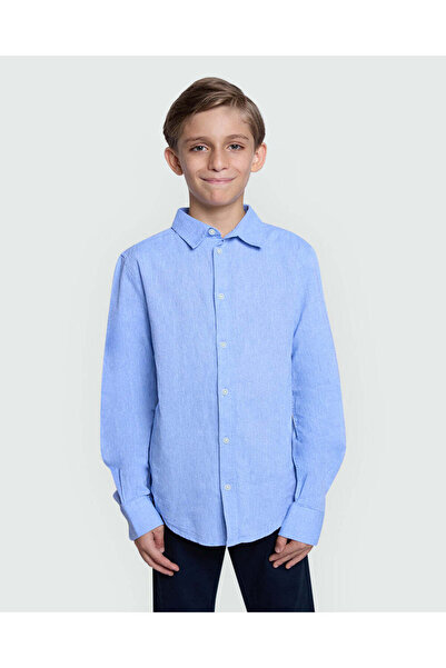 Ovs Azure Blue Shirt For Boys – Summer Classic