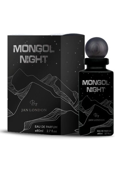 JAN LONDON Mongol Night Eau de Parfum 80ml | Bold, Long-Lasting Unisex Fragrance to Captivate the Senses