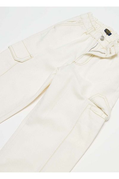 Ovs Paper Bag Cargo Trousers In Cotton