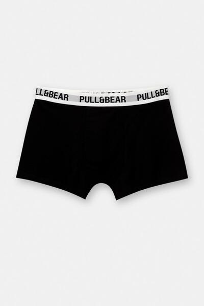 Pull & Bear Mavi belli 3'lü boxer paketi