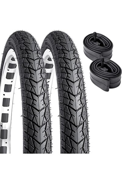 Golden 20x1.75 5mm Zırhlı patlamaz Lastik seti ön arka iç dış