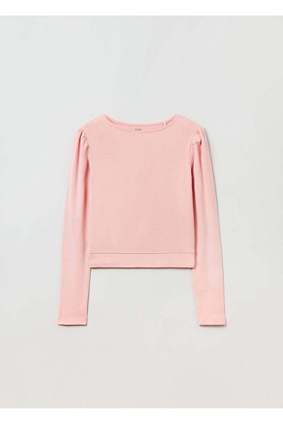 Ovs Girls Long Puffed Sleeve T-Shirt
