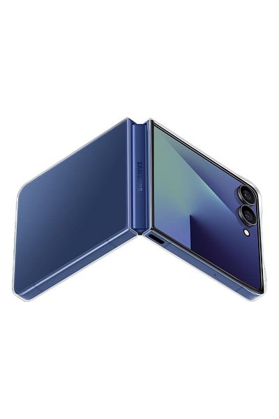 Samsung جراب شفاف لهاتف جالاكسي فليب 7 | شفاف | EF-AF766CTEGWW