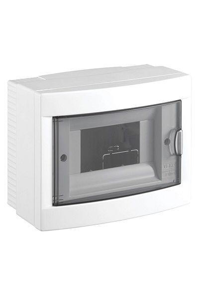 Viko by Panasonic Fuse Box 6M for 1 Row IP40 Transparent Door - Viko by Panasonic