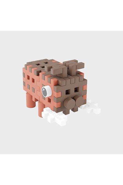 Marioinex Travel construction set, Wild Boar, 25 pieces, Micro Waffles,