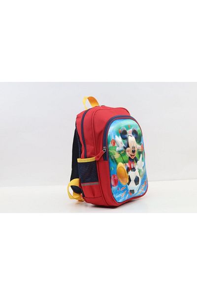 Smart Gate SG-9215 School Carrying Mickey Mouse Football Backpack Kids Red