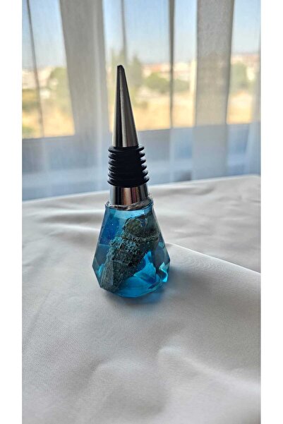 Home Dekoratif Epoksi Deniz Kabuklu Şişe Tıpa Koku Yağ Süs Şarap Tıpası