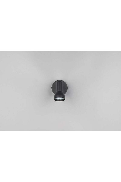 Trio Lighting Trio Cantar spotlight, Black, IP20, 1xGU10