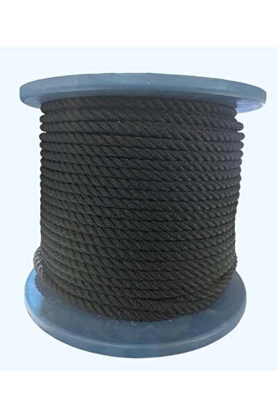 Bos SİYAH - 12 Mm Batan 3kol Halat - 20Metre