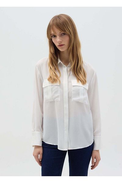 Ovs Shirt With Satin Details