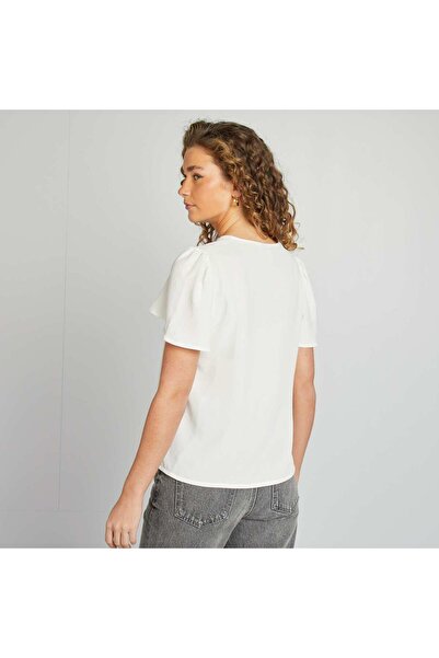 KIABI Light and floaty blouse WHITE