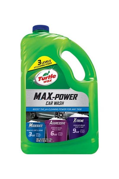 Max Power Car Wash Shampoo – 2.95 Liters – High-Foaming Formula for a Deep, Streak-Free Clean