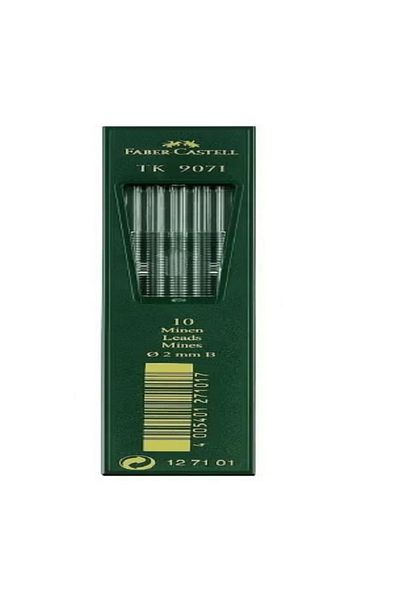 Faber Castell 10-Piece B Lead Refill Set Black