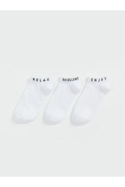 LC Waikiki Boy's Cotton 3-Pack Booties Socks