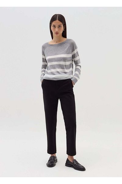 Ovs Striped Top With Raglan Sleeves