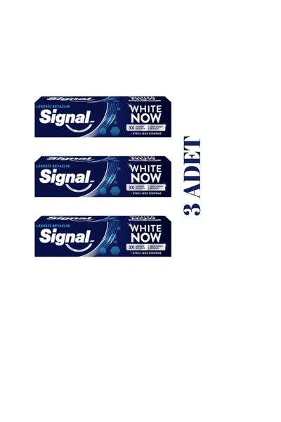 Signal White Now Lekesiz 75 Ml x 3 Adet