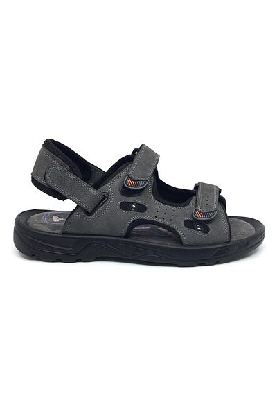 Taşpınar Ayakkabı Coppo 100% Nubuck Leather Orthopedic Summer Comfortable Men's Adjustable Sandals Slippers New Season 40-47