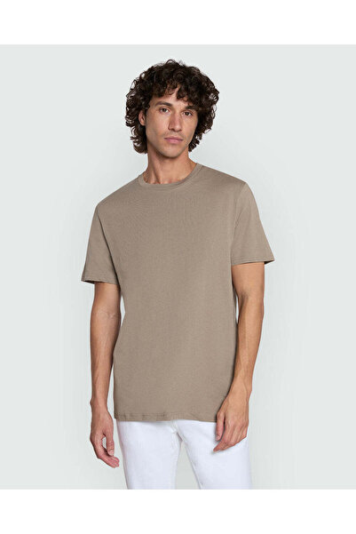Ovs Iseo Round-Neck Tee By In Pine Bark