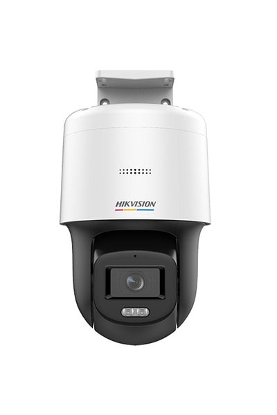 Hikvision ColorVu - cameră miniPT, IP, 4MP, obiectiv 4.0mm, WAL 30m, Audio, PoE, IP66 - DS-2DE2C400SCG-E(F1)