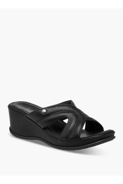 Flora Bella by Shoexpress Women Cutout Detail Slip-On Sandals with Wedge Heels