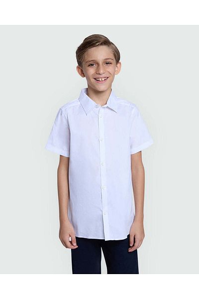 Ovs Bright White Short Sleeve Shirt For Boys –