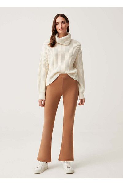 Ovs Womens Flared Trousers With High Waist
