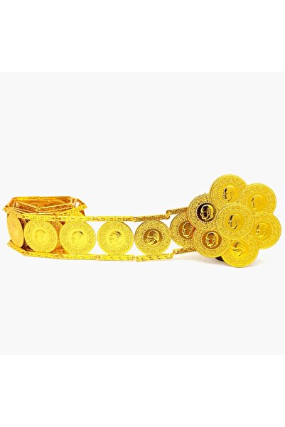 Güven Kemer Ali Usta Model Liralı – Centura placata cu aur (Catarama Liralı/C...