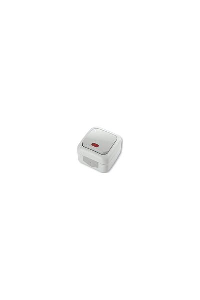 Viko by Panasonic Switch with LED IP54 Grey Palmiye Viko