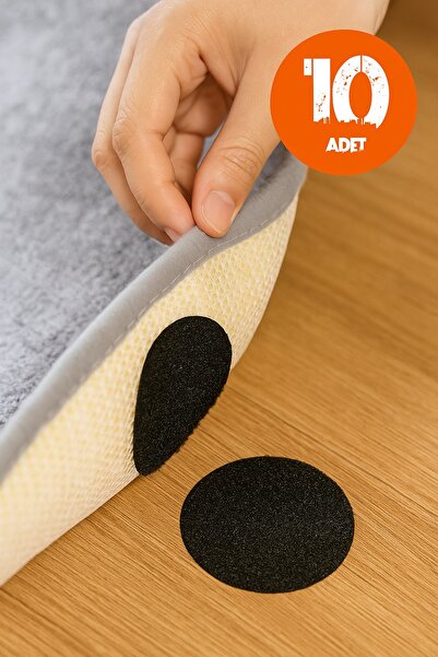 obrigado Yapışkanlı Halı Kaydırmaz Yıkanabilir Cırt Cırtlı Bant Halı Kilim Ör...