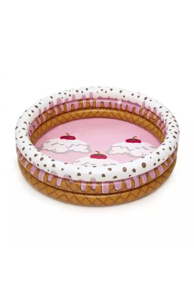 BESTWAY Piscină gonflabilă Bestway, Sundae Funday pentru copii, 1,60 m x 38 cm înălțime