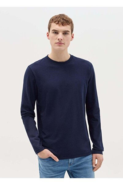 Ovs Long-Sleeved T-Shirt In Stretch Cotton